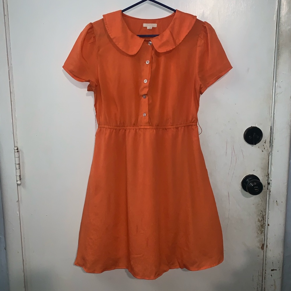 Orange dress
